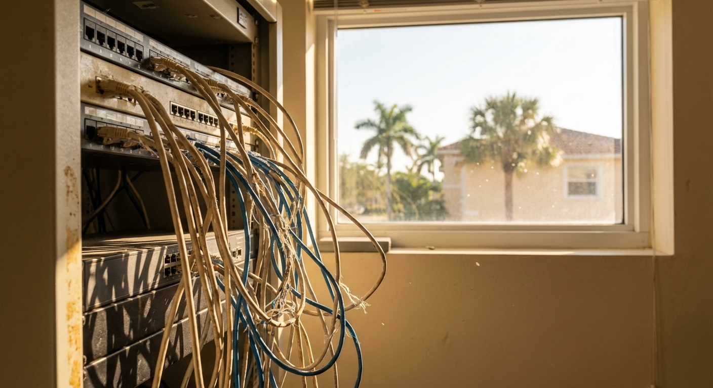 Outdated network cabling causing slowdowns for South Florida businesses