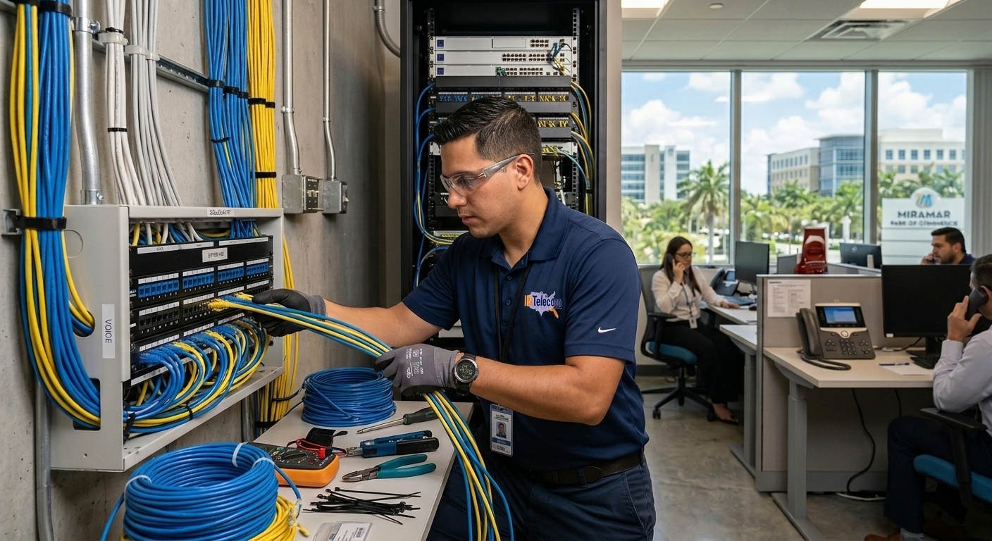 Can Better Voice Cabling in Miramar Improve Call Quality?