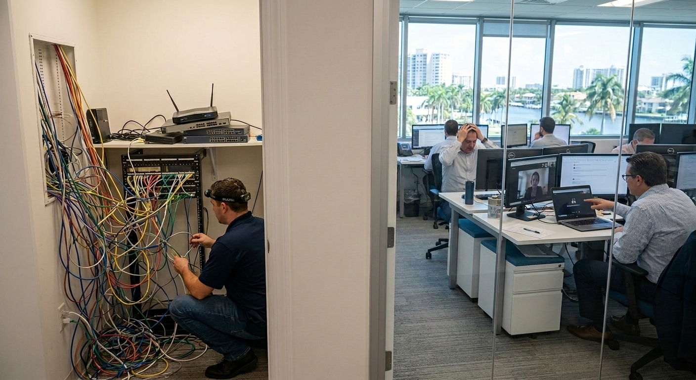 Is Your Network Cabling in Fort Lauderdale Holding Back Office Speed?