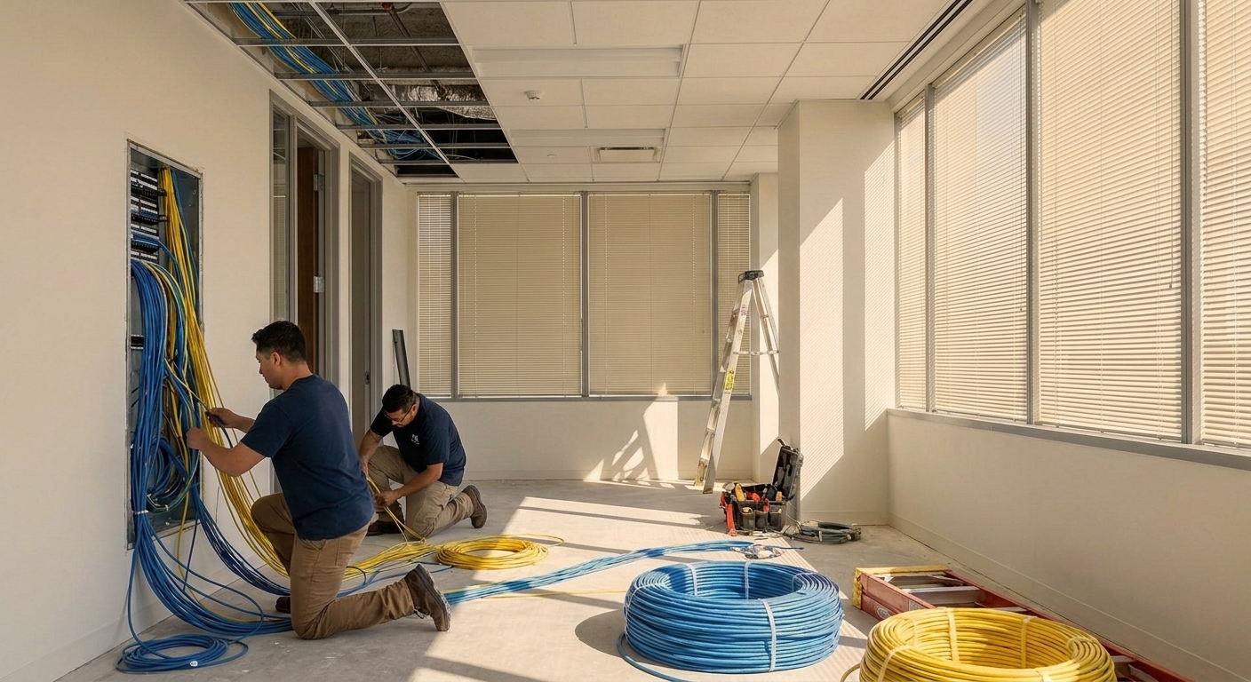 Upgrading voice cabling in Hollywood offices for reliable communication and future-proof infrastructure
