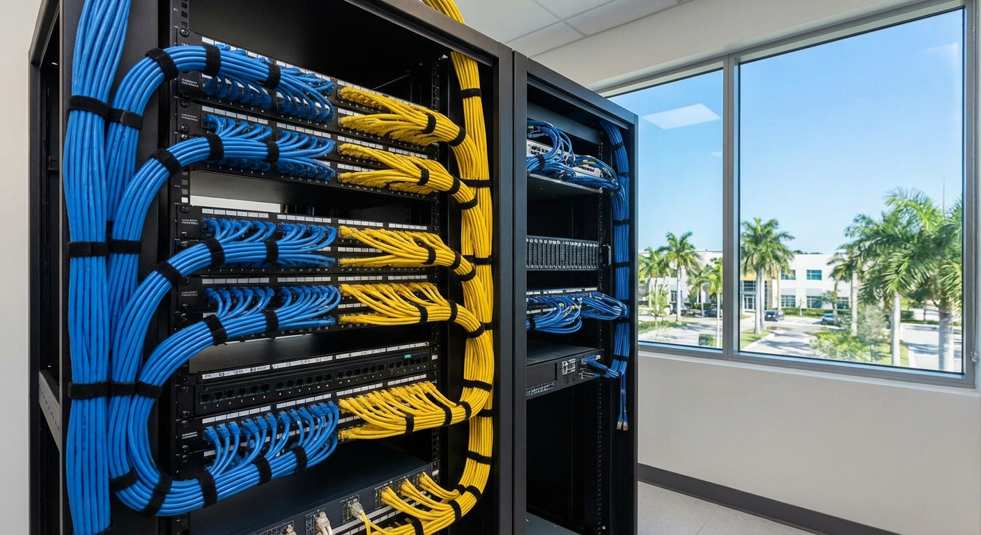 Structured cabling solutions for growing offices in Coral Springs