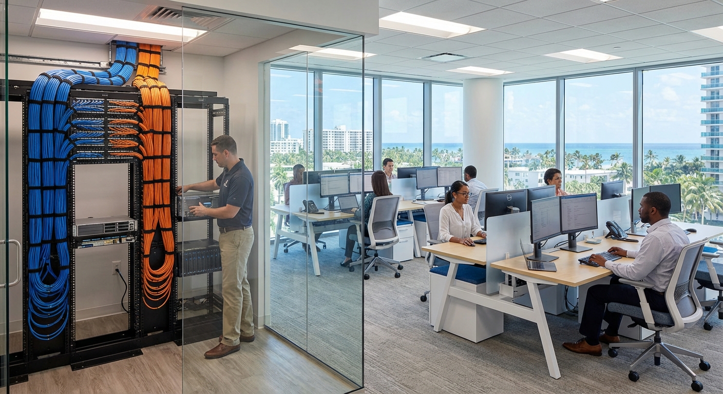 How Structured Cabling Keeps South Florida Offices Running Smoothly