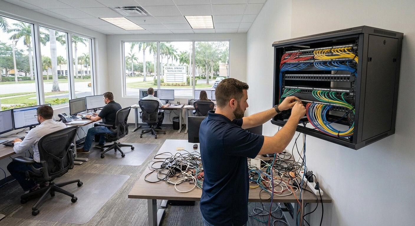 Is Structured Cabling the Right Fit for Growing Offices in Coral Springs?