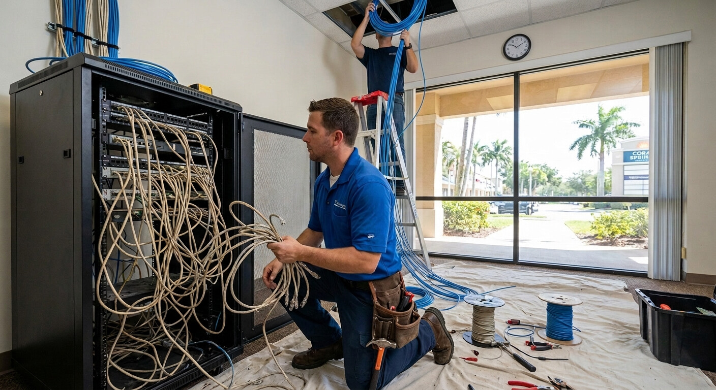 When It’s Time to Replace Cat 5 or Cat 6 Cabling in Coral Springs
