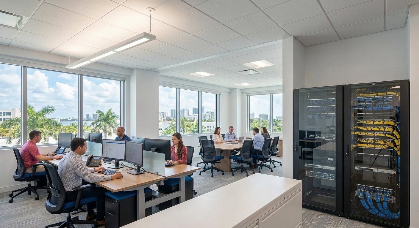 Does Structured Cabling in South Florida Help Growing Offices?